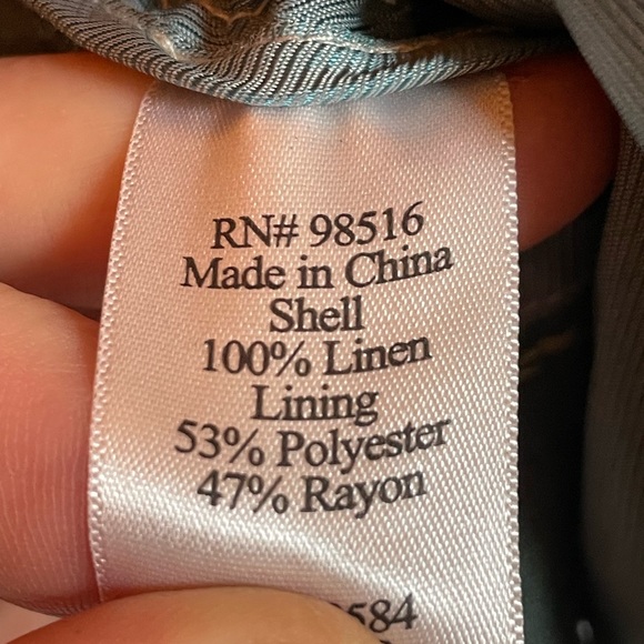 Cold Water Creek Linen Blazer, great for weddings - Picture 4 of 7